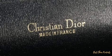 christian dior made in china